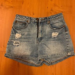 High waisted shorts